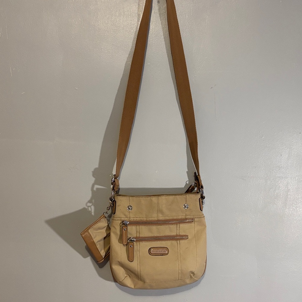 Tyler Rodan Beige Crossbody Bag